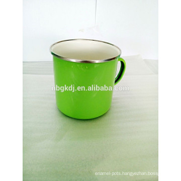 green decals enamel coating water cup